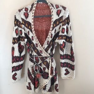 Embroidered Couture Cardigan - L